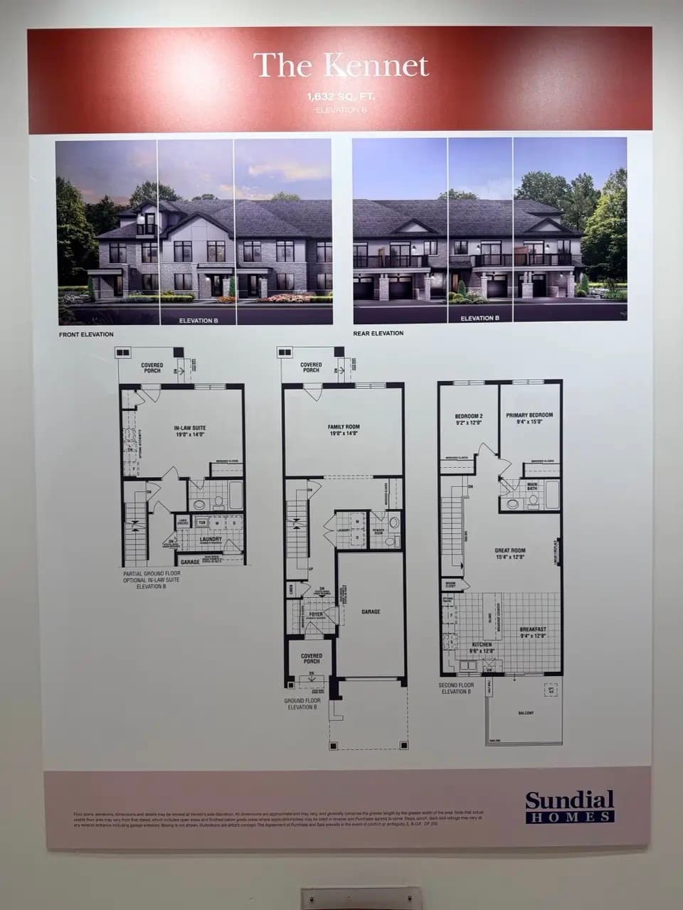 The Kennet floor plan at The Enclave Milton